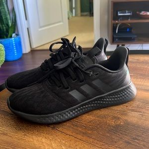 Adidas black sneakers
